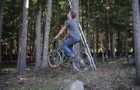 Bicycle Powered Tree House Elevator