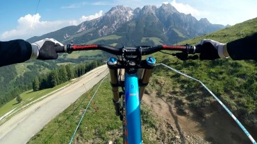 Leogang Downhill with Claudio Caluori