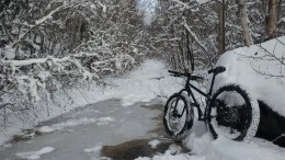 Winter Mountain Biking