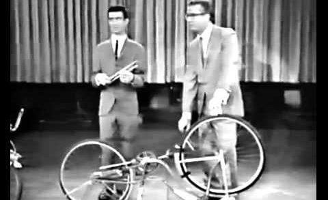 Frank Zappa plays the bicycle