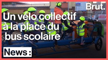 Le S’Cool Bus : un vélo collectif pour aller à l’école en pédalant